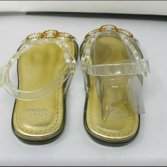 NIB**STUART WEITZMAN***US 2 Gold Clear***$68 - Picture 8 of 10